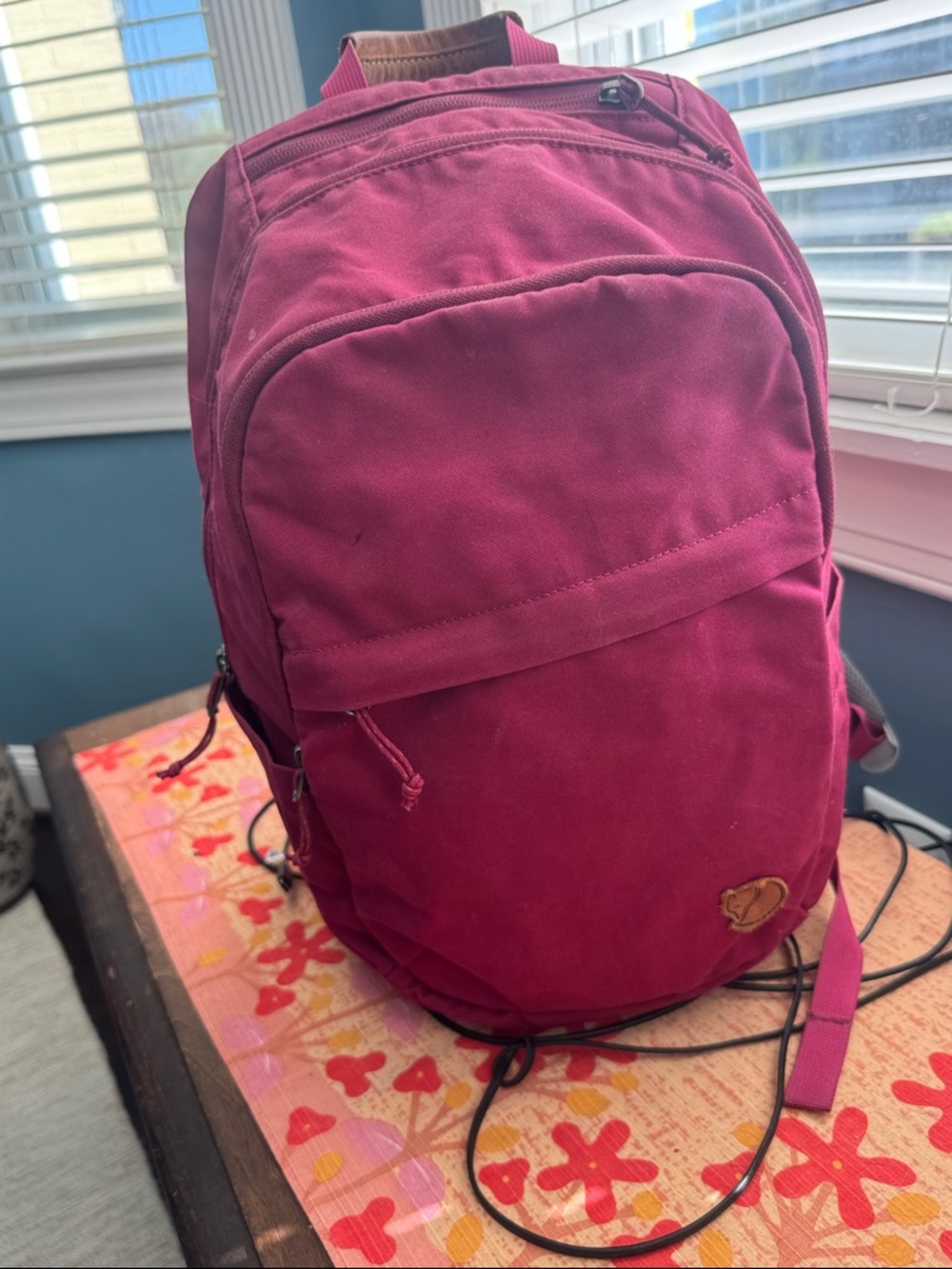 Fjallraven Raven 20 liter plum pink backpack